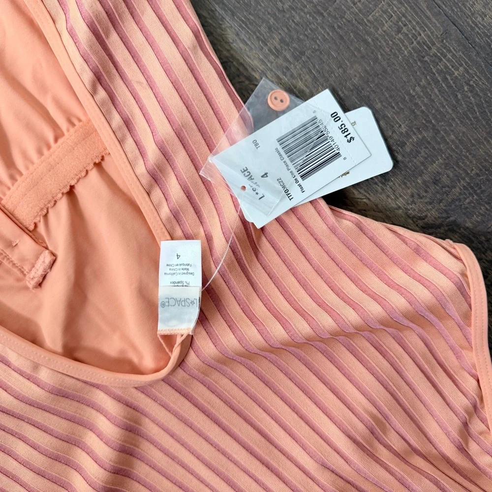 NWT L*Space Ribbed Float On Classic One Piece | Size: 4 - Picture 9 of 9